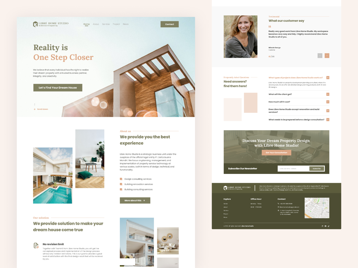 Libre Landing Page