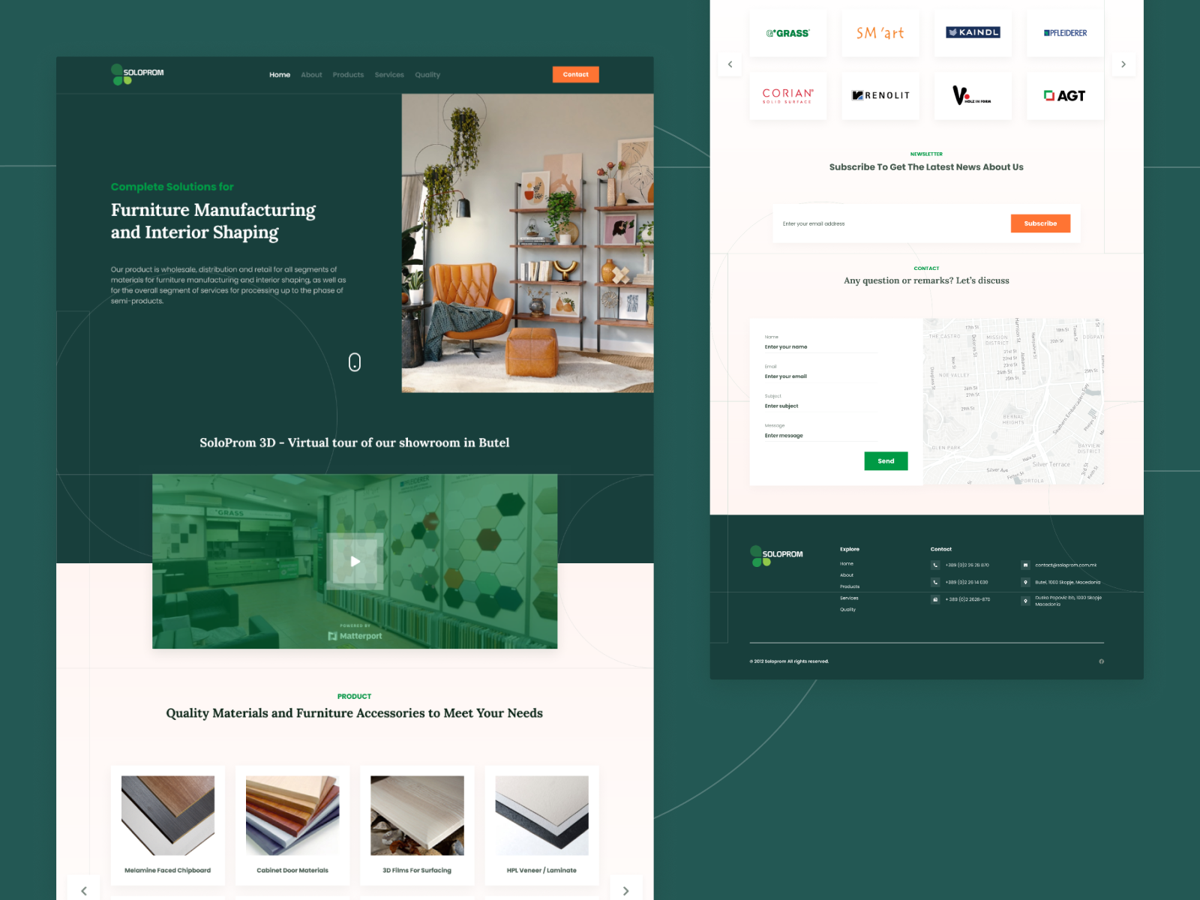 Soloprom Landing Page